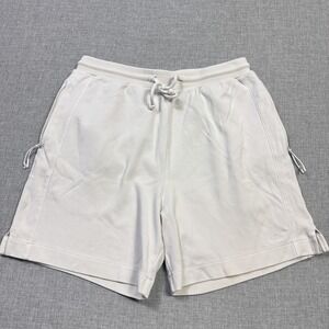 KITH‎ Sweat Shorts Mens XS White Cotton Spandex Relaxed Drawstring 6 Inseam